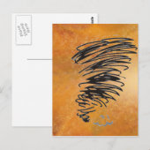 Carte Postale Tornado tourbillon (Devant / Derrière)