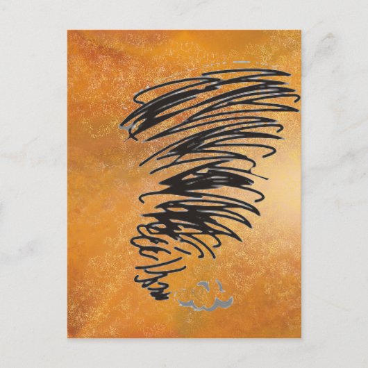 Carte Postale Tornado tourbillon (Devant)