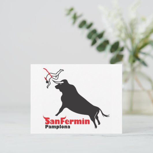 Carte Postale toro (Debout devant)