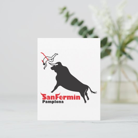 Carte Postale toro (Debout devant)