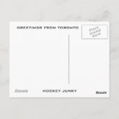 CARTE POSTALE TORONTO (Dos)