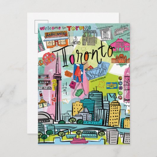 Carte Postale Toronto, Canada (Devant / Derrière)