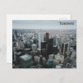 Carte Postale Toronto Canada City Skyline (Devant / Derrière)
