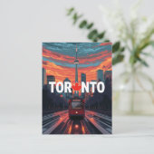 Carte Postale Toronto Canada CN Tower Streetcar (Debout devant)