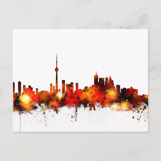 Carte Postale Toronto Canada Skyline (Devant)