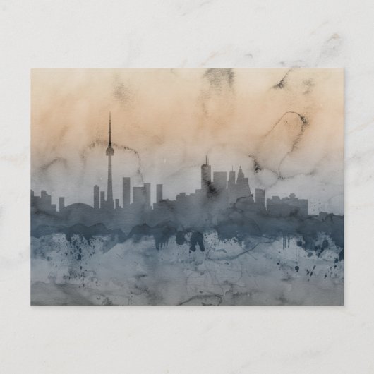 Carte Postale Toronto Canada Skyline (Devant)