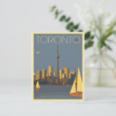 Carte Postale Toronto, Canada | Skyline avec voiliers (Debout devant)