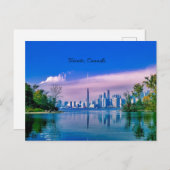 Carte Postale Toronto, Canada Skyline View (Devant / Derrière)