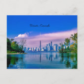 Carte Postale Toronto, Canada Skyline View (Devant)