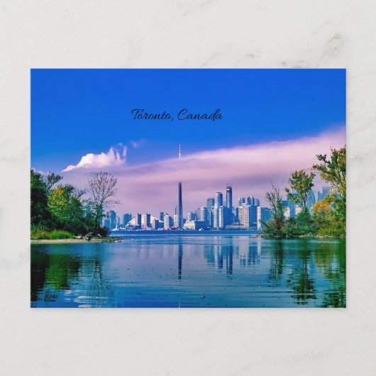Carte Postale Toronto, Canada Skyline View (Devant)