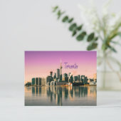 Carte Postale Toronto Capitale de l'Ontario Canada City Skyline (Debout devant)