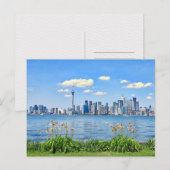 Carte Postale Toronto Downtown Water View Ontario River Island (Devant / Derrière)