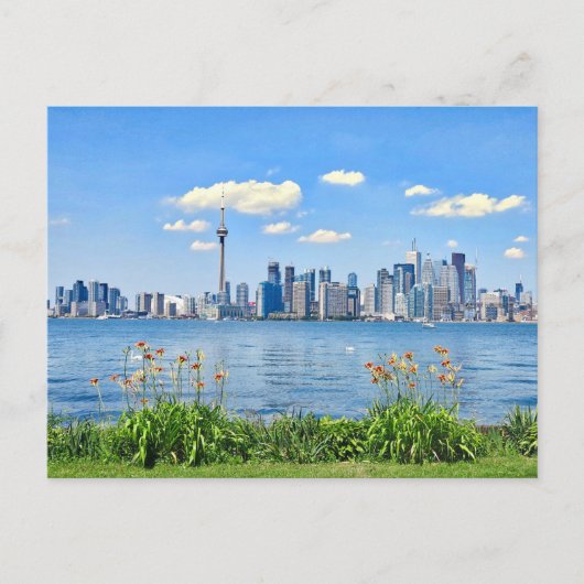 Carte Postale Toronto Downtown Water View Ontario River Island (Devant)