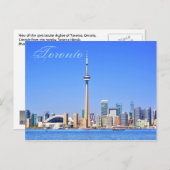 Carte Postale Toronto, Ontario, Canada (Devant / Derrière)