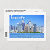Carte Postale Toronto, Ontario, Canada (Devant / Derrière)