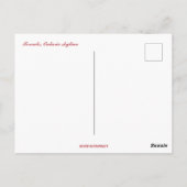 Carte Postale Toronto Ontario Skyline La Nuit (Dos)