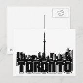 Carte Postale Toronto Skyline (Devant / Derrière)