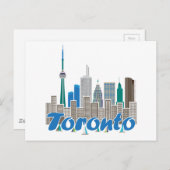 Carte Postale Toronto Skyline (Devant / Derrière)