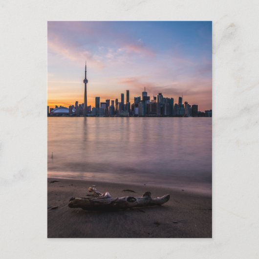 Carte Postale Toronto Skyline à Sunset (Devant)