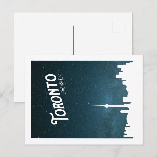 Carte Postale Toronto skyline by night - POSTCARD (Devant / Derrière)