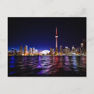 Carte Postale Toronto Skyline la nuit