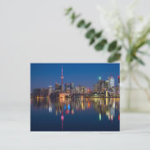 Carte Postale Toronto Skyline Lake Ontario En Nuit (Debout devant)