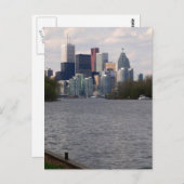 Carte Postale Toronto Water Vue frontale de Centre Island V1 (Devant / Derrière)