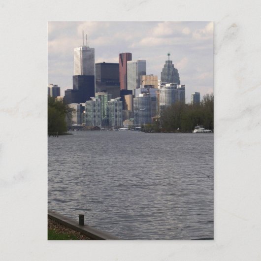 Carte Postale Toronto Water Vue frontale de Centre Island V1 (Devant)