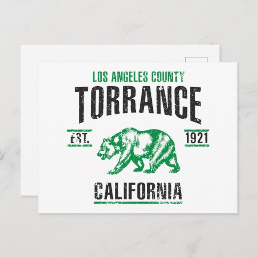 Carte Postale Torrance (Devant / Derrière)