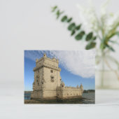 Carte postale "Torre de Belem, Lisboa" (Debout devant)