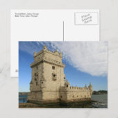 Carte postale "Torre de Belem, Lisboa" (Devant / Derrière)