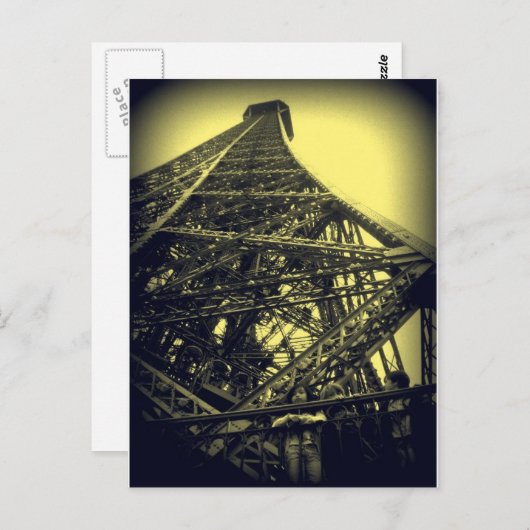 Carte Postale Torre Eiffel (Devant / Derrière)