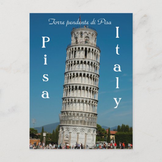 Carte Postale Torre pendente di Pisa (Devant)