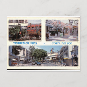 Carte Postale Torremolinos Costa del Sol Vues de Rue Vintage