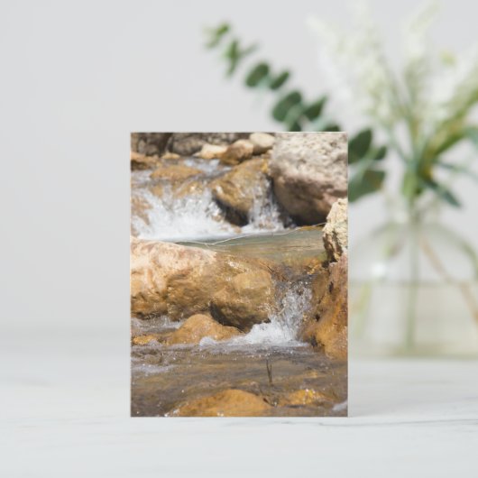 Carte Postale Torrent orageux au printemps (Debout devant)