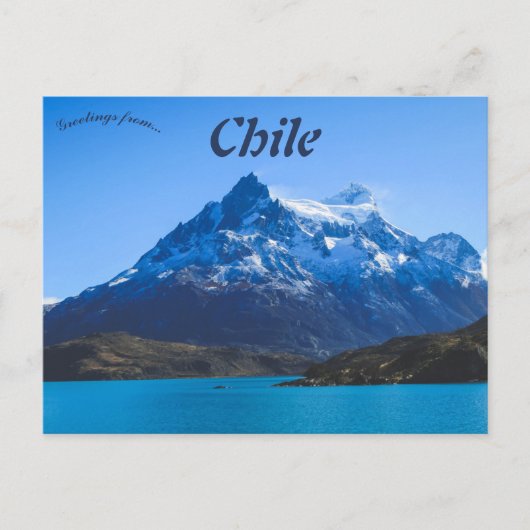 Carte Postale Torres Del Paine Chili (Devant)
