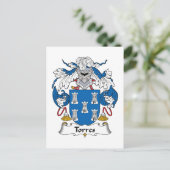 Carte Postale Torres Family Crest (Debout devant)