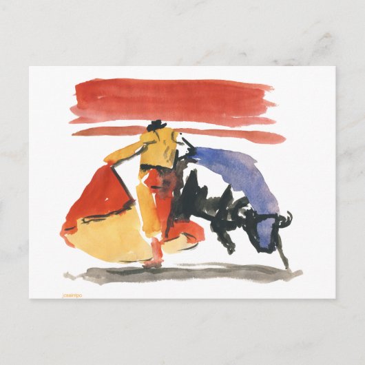 Carte Postale torro & torrero (Devant)
