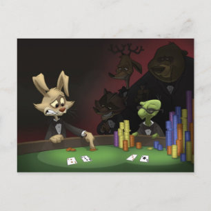 Carte postale Tortoise et lièvre