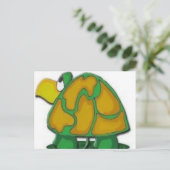 Carte Postale tortue (Debout devant)