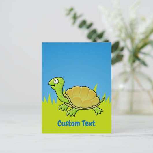 Carte postale tortue (Debout devant)