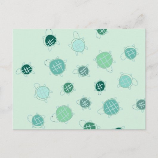 carte postale tortue (Devant)