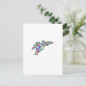 Carte Postale tortue (Debout devant)