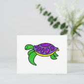 Carte Postale tortue (Debout devant)