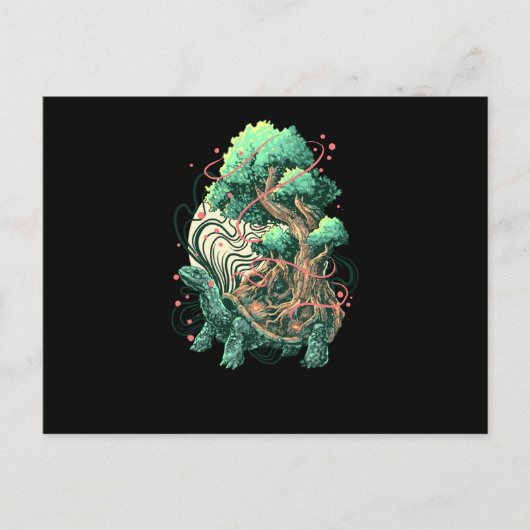 Carte Postale Tortue (Devant)