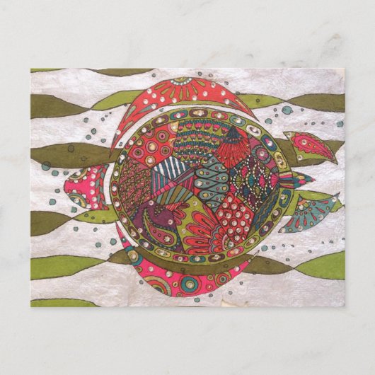 Carte Postale Tortue (Devant)