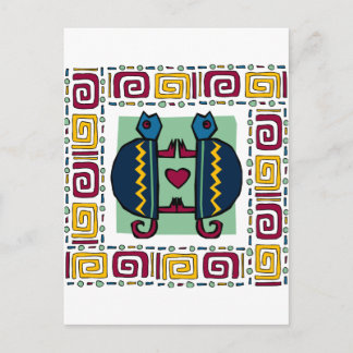 Carte Postale tortue amoureuse