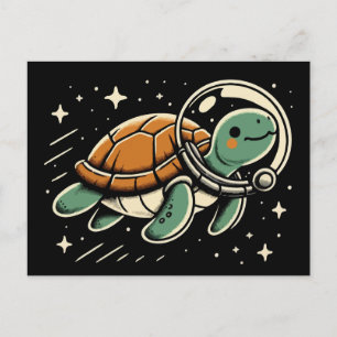 Carte Postale Tortue de l'espace