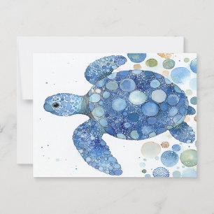 Carte Postale Tortue de mer