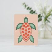 Carte Postale Tortue de mer (Debout devant)